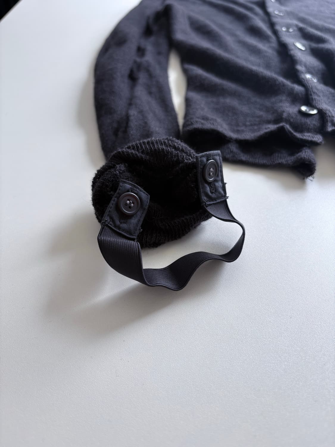 헬무트랭 린넨 시어 사선 가디건 상품이미지5