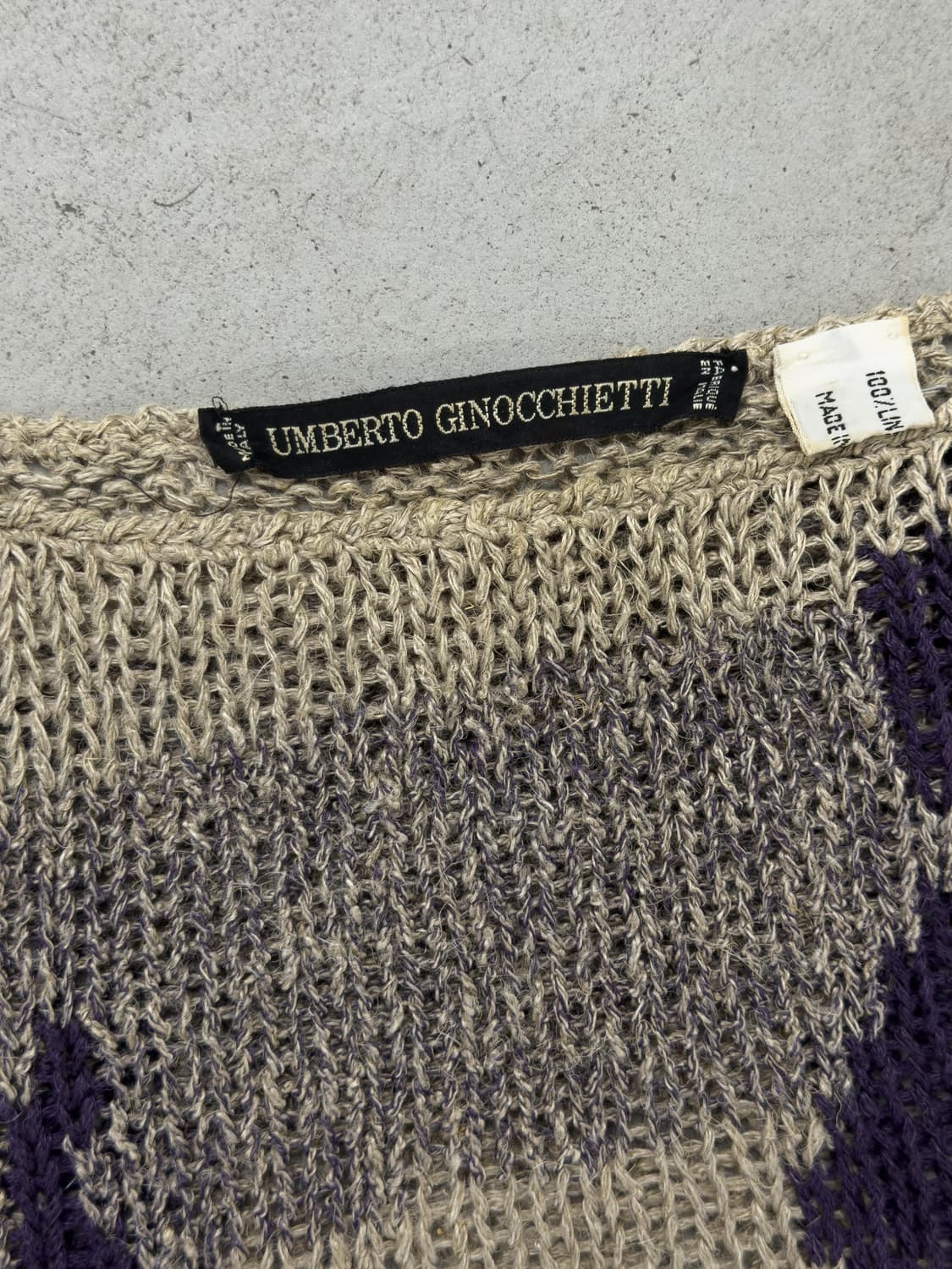 UMBERTO GINOCCHIETTI 린넨 니트 상품이미지5