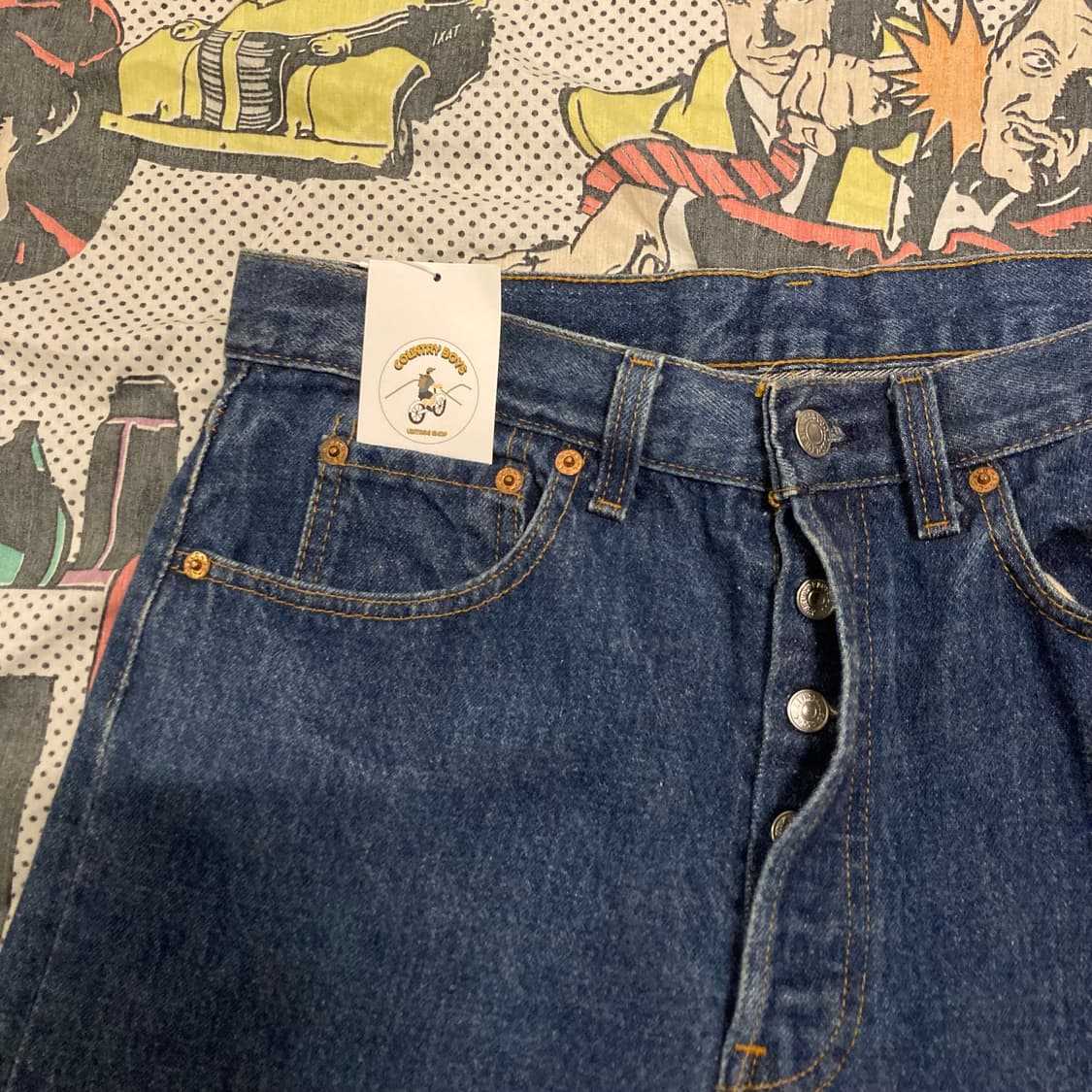 32) 80s USA 빈티지 리바이스 501 데님 팬츠 상품이미지2