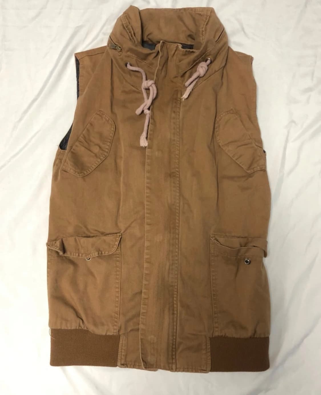 빈티지 브라운 베스트 상품이미지3