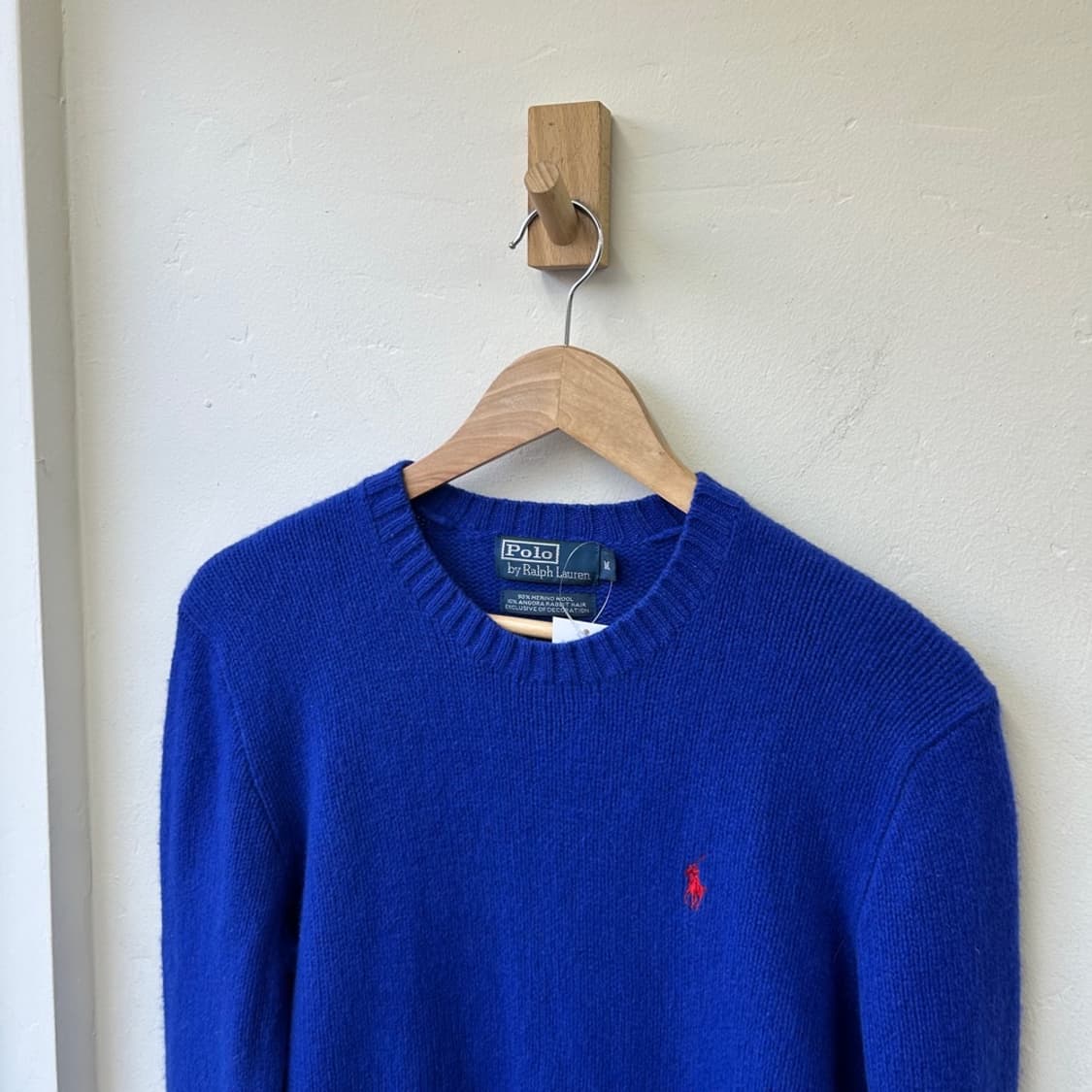 16091 - 폴로 랄프로렌 블루 울 니트 (메리노 울 90%) 상품이미지1