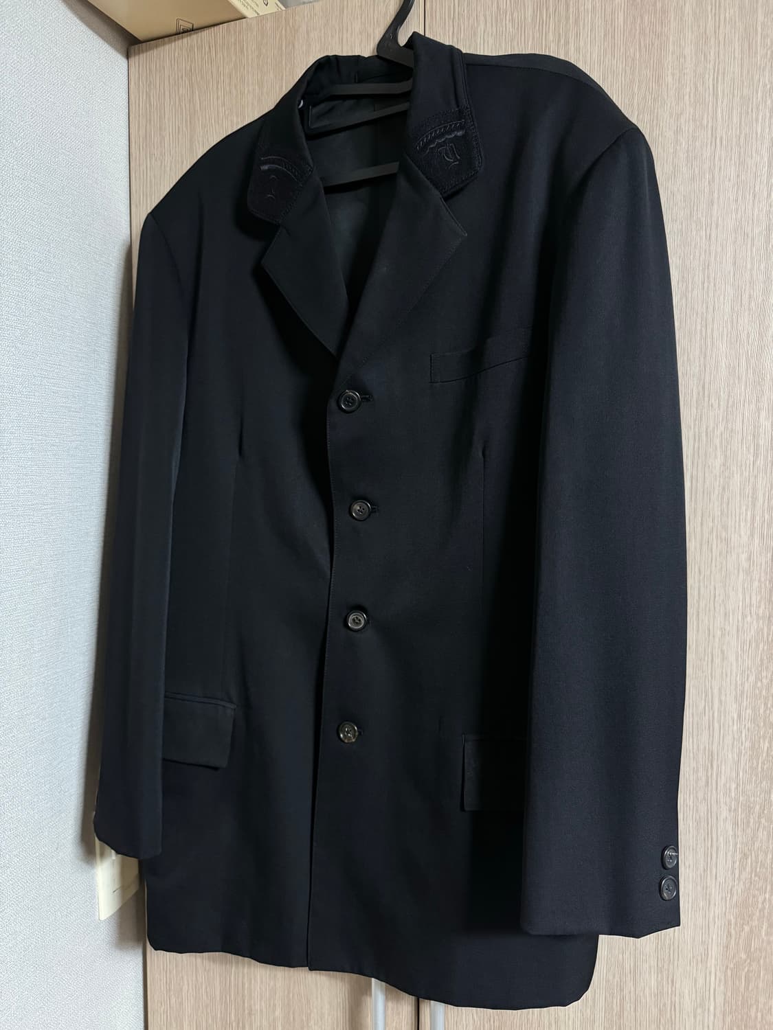 [M] 90s Y’s for men 카라 와펜 자켓 상품이미지2