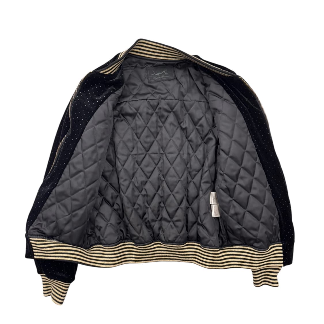 히스테릭글래머 스타로고 벨벳 자켓 블랙 상품이미지3