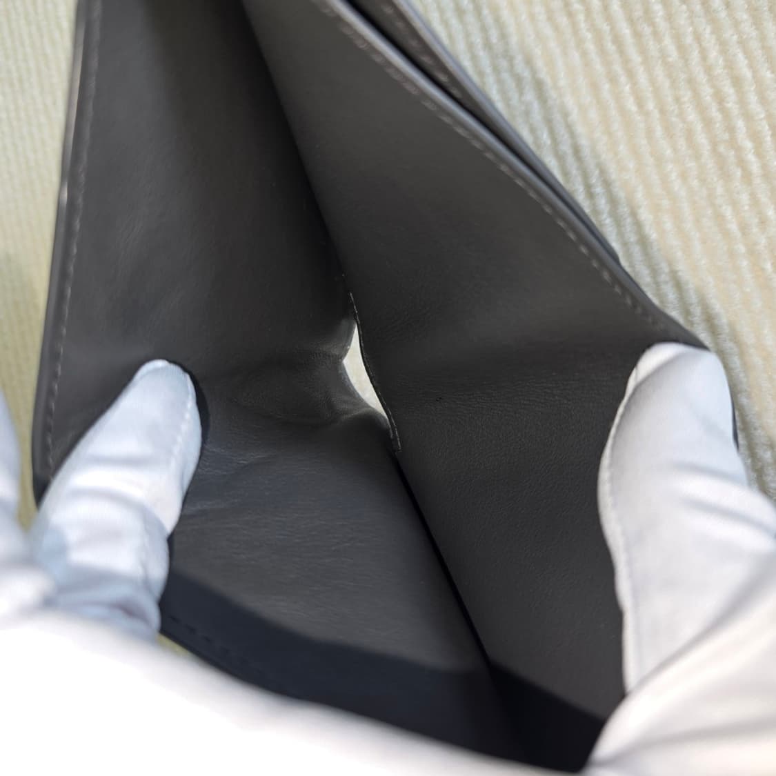 [중고/정품] 보테가 베네타 인트레치아토 반지갑 그레이 상품이미지5