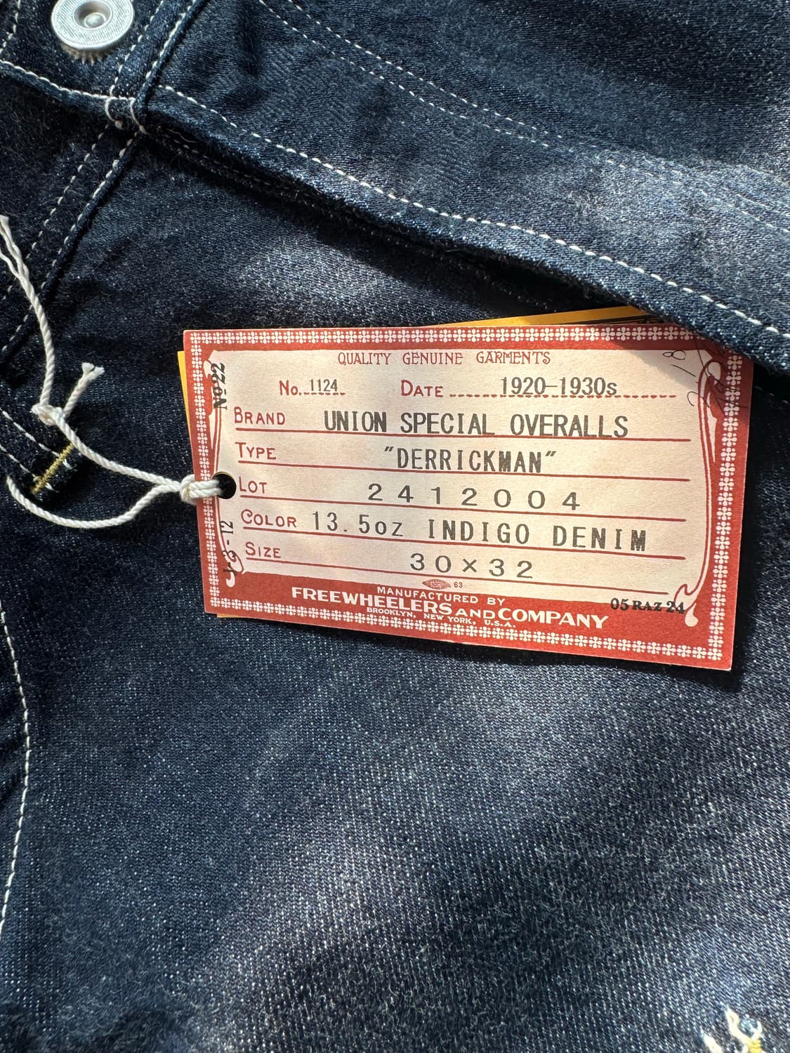 프리휠러스 데릭맨 팬츠 새제품 (30x32) 상품이미지4