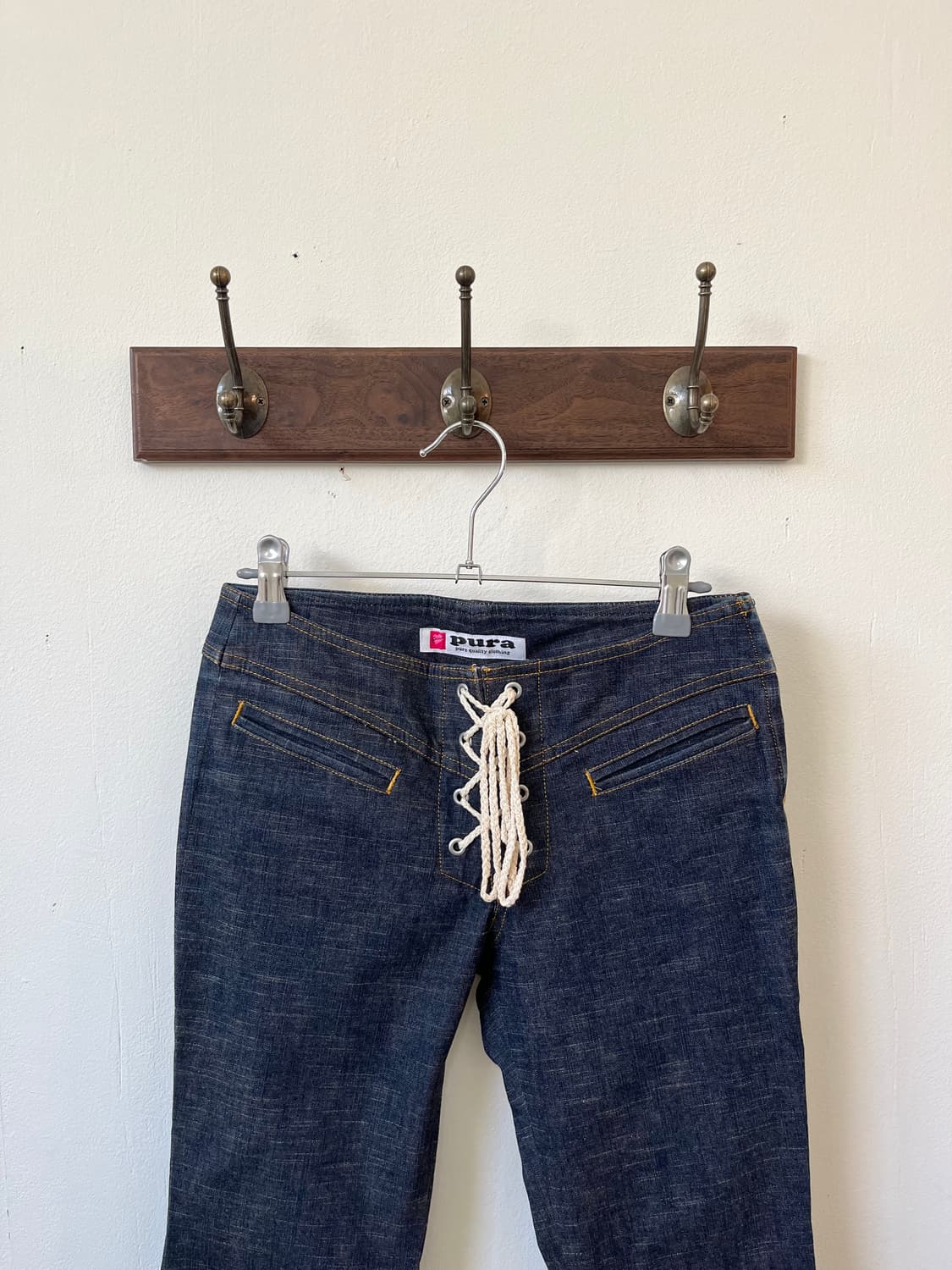 Pura 레이어드 데님 팬츠 상품이미지3