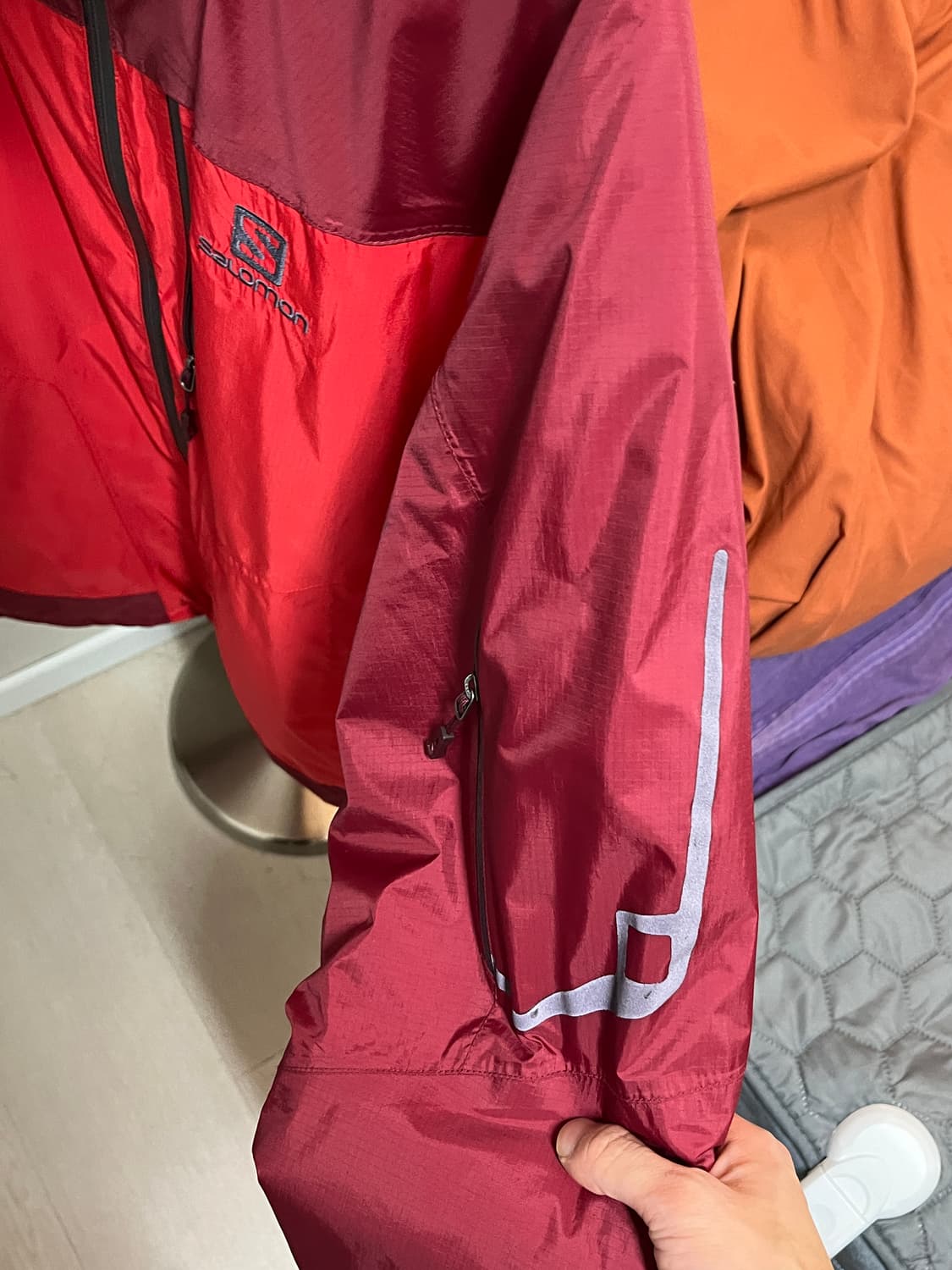 살로몬(Salomon) 더미 하이브리드 바람막이 자켓 - 100(L) / 상품이미지9