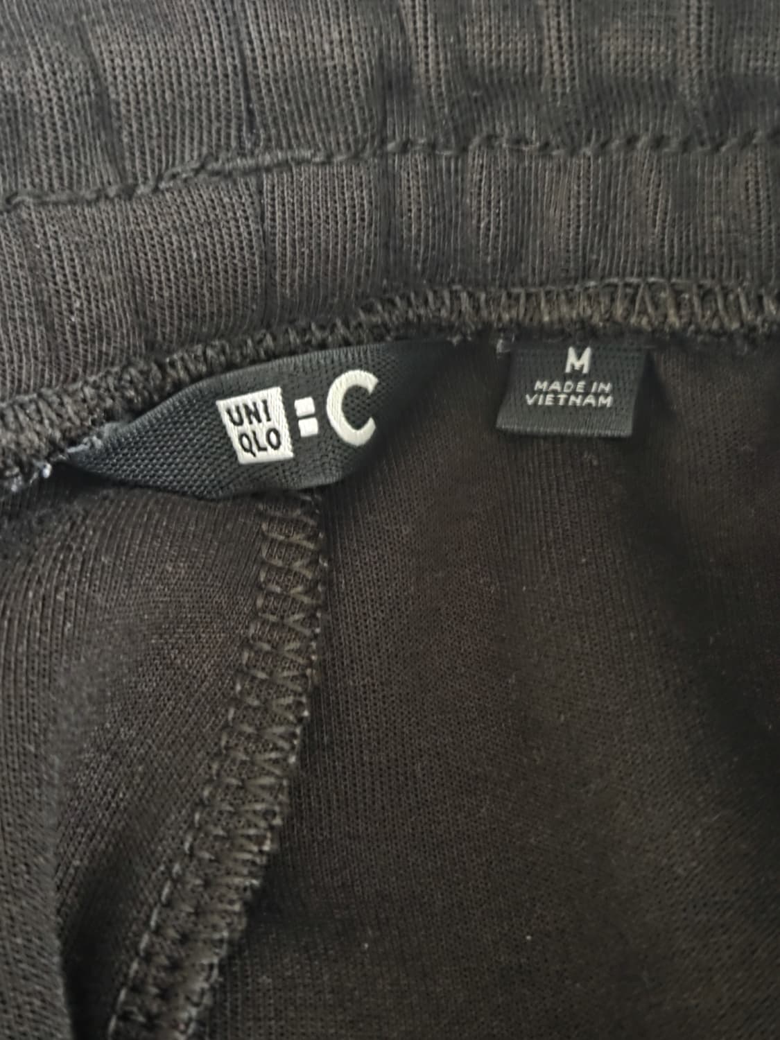 유니클로 c 스웨트와이드팬츠 스웻팬츠 다크브라운 m사이즈 상품이미지2