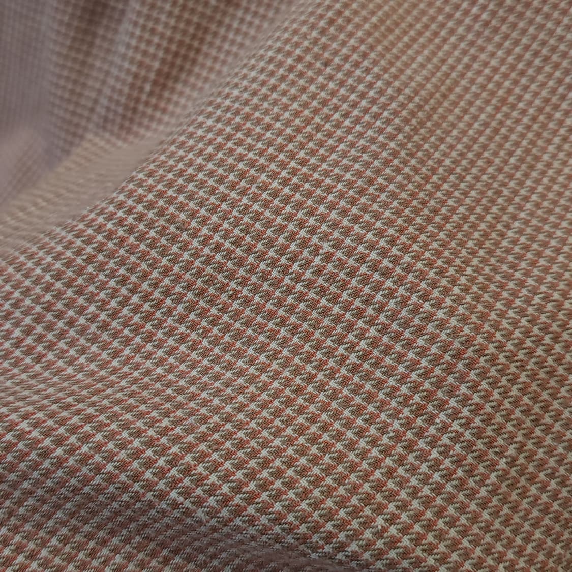 60s 프랑스 워크셔츠 가드너 빈티지 셔츠 잔체크 롱 튜닉 셔츠 L 상품이미지10