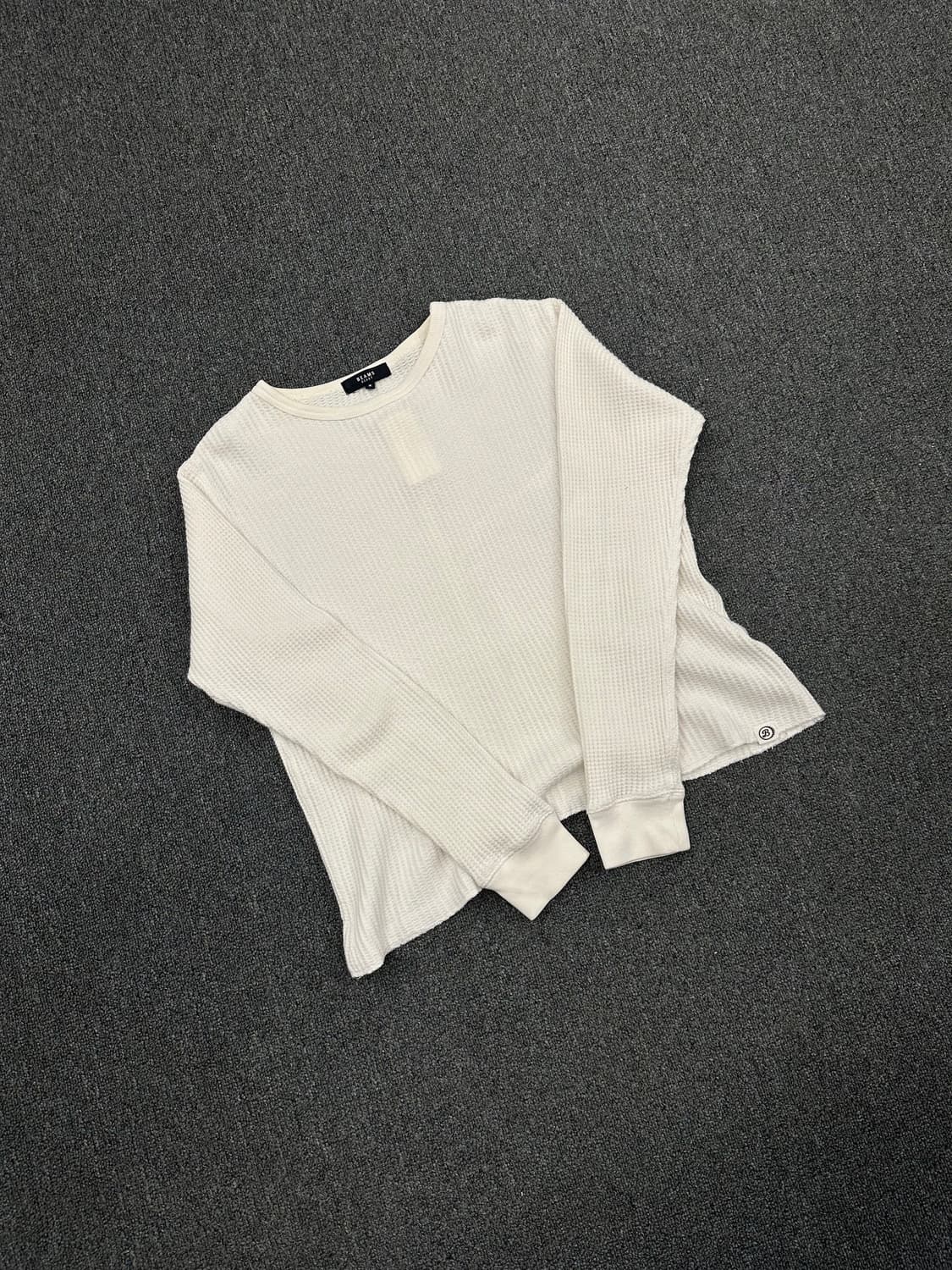 M)beams heart 빈티지 와플 롱슬리브 상품이미지2