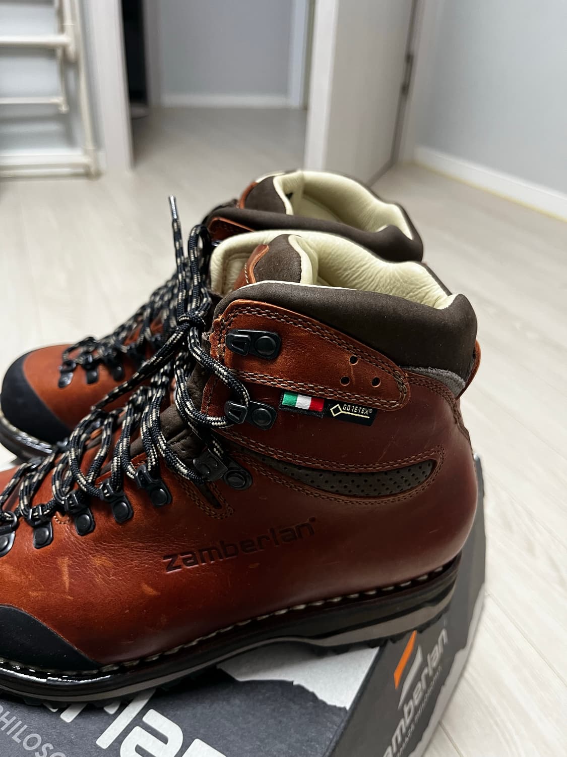 [새상품급/풀구성] 잠발란 1025 토페인 NW GTX RR 왁시드 브릭 상품이미지6