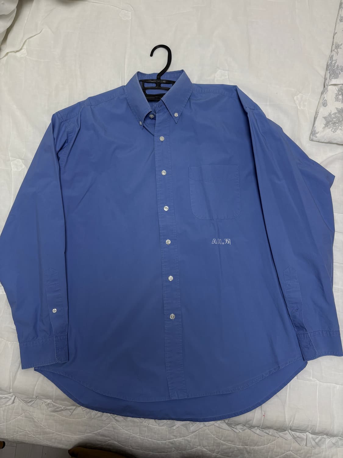 아키오 하세가와 AH.H 가토 농원 별주 블루 셔츠 상품이미지1