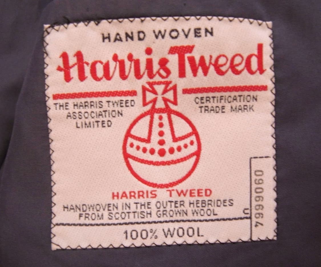 [택포] 빈티지 해리스 트위드 체크 울 스포츠 코트 상품이미지2