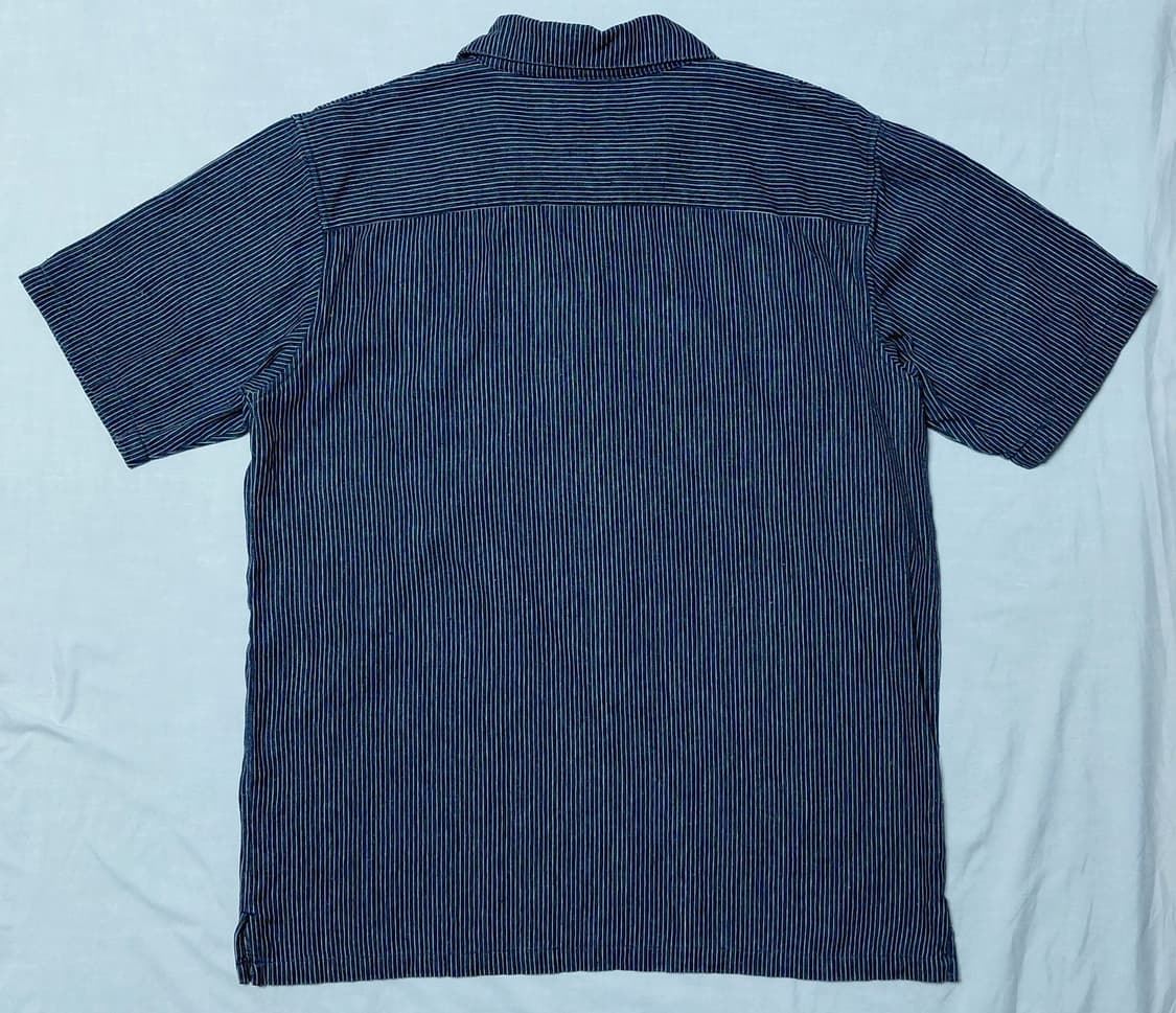 [L] Milk Bar Denim Lime 인디고 히코리 레이스업 셔츠 상품이미지7