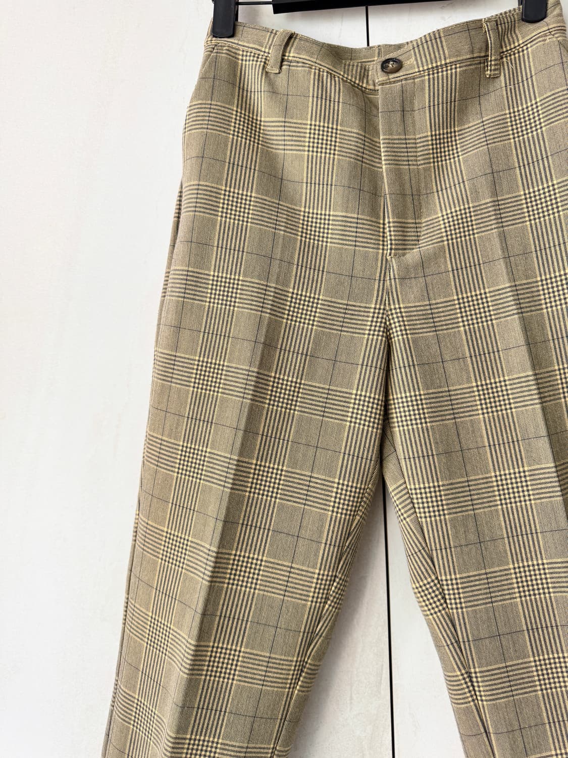 새상품 컨디션 GANNI 체크 와이드 팬츠36(55사이즈) 상품이미지8