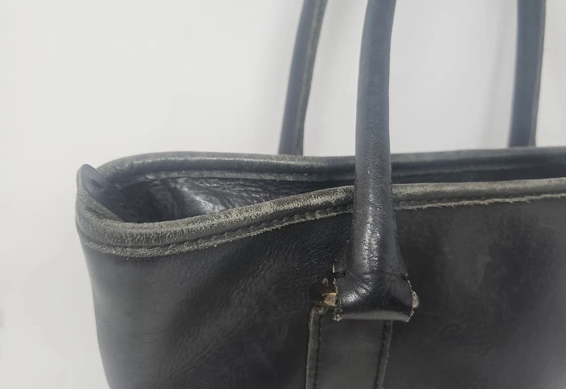 L.L.Bean Field & Town 블랙 레더 토트백 / 엘엘빈 빈티 상품이미지2