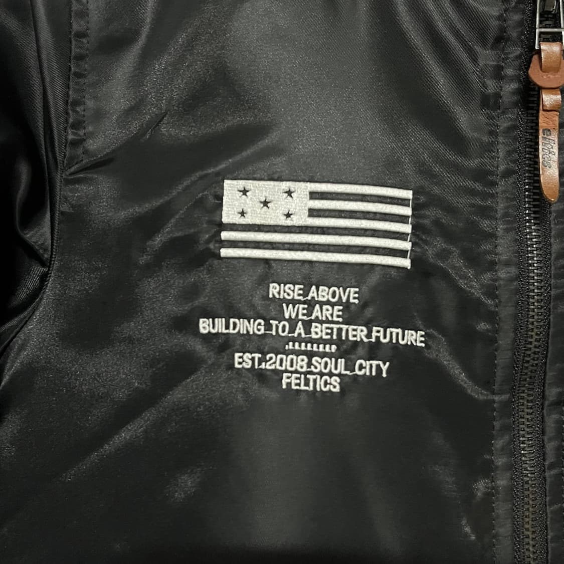 펠틱스 블랙 봄버 자켓 90 상품이미지5