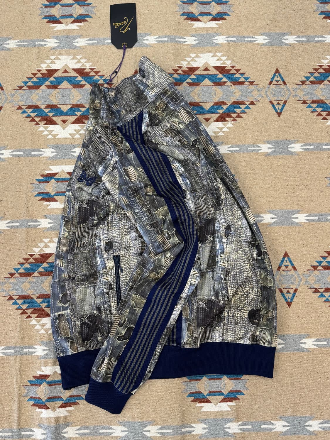 [L] 니들스 L.H.P 별주 보로 프린팅 트랙 자켓  상품이미지7