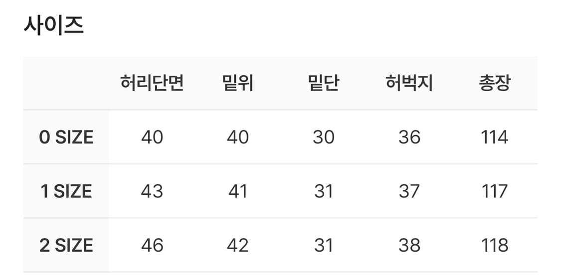 어웬드 블루 와이드 바이커 진 0사이즈 상품이미지5