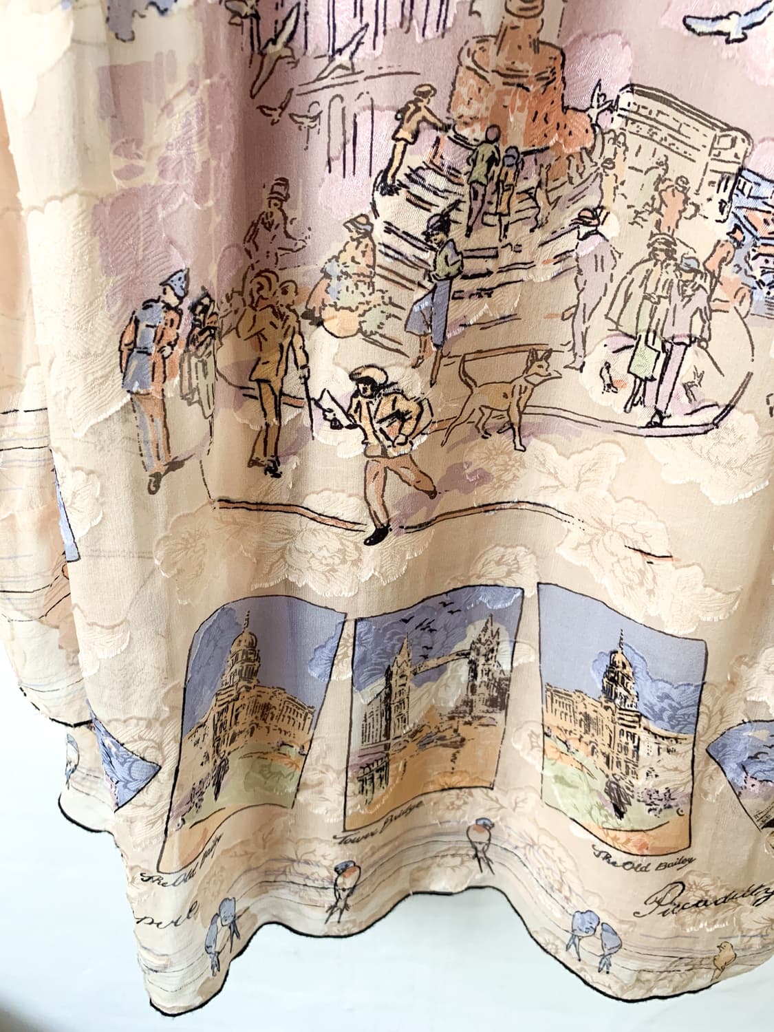 안나수이 보헤미안 포스트카드 실크 원피스 상품이미지6