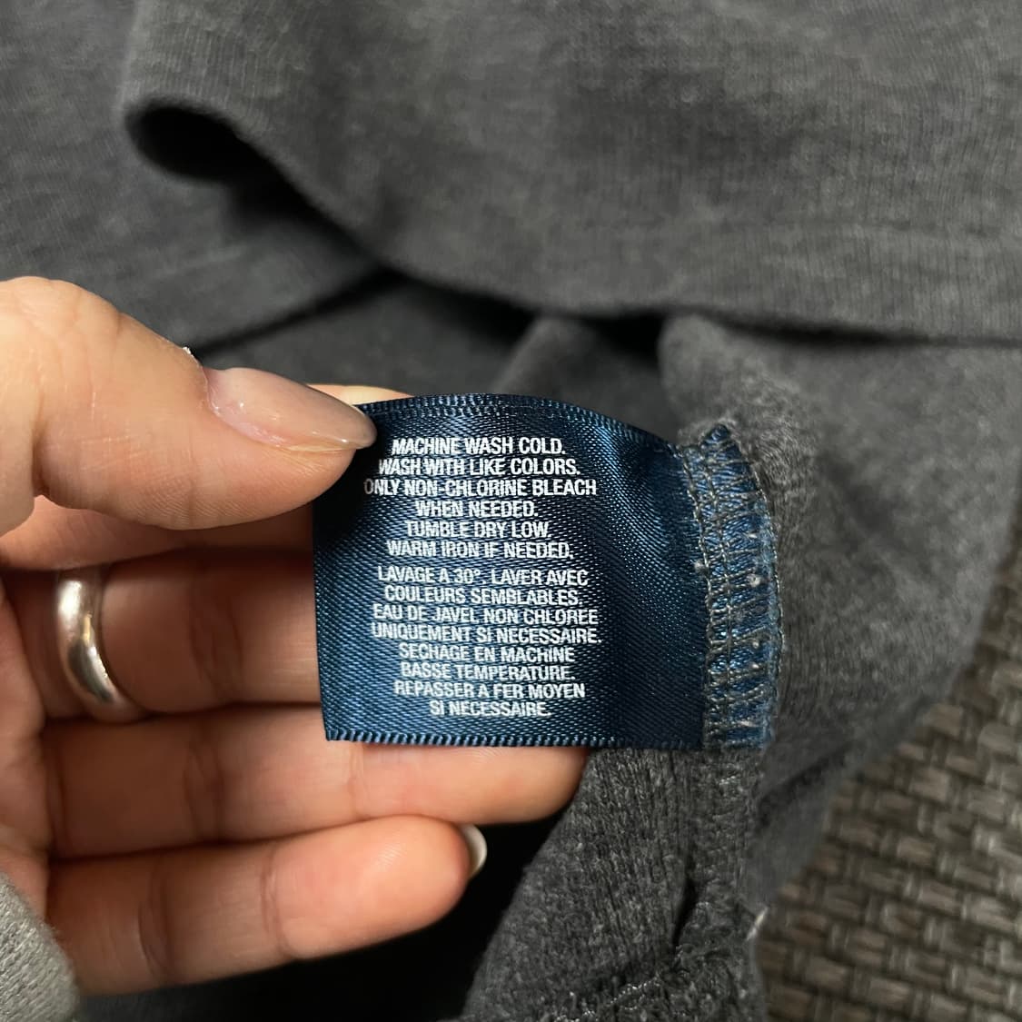 폴로랄프로렌 그린포니 그레이 반집업 긴팔 니트 L(14-16) 상품이미지6