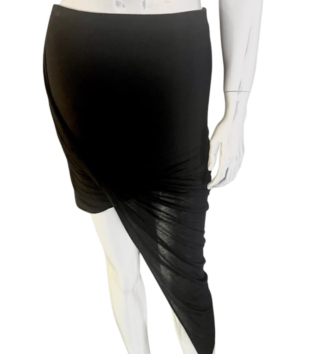 헬무트랭 kinetic jersy asymmetrical skirt 상품이미지2