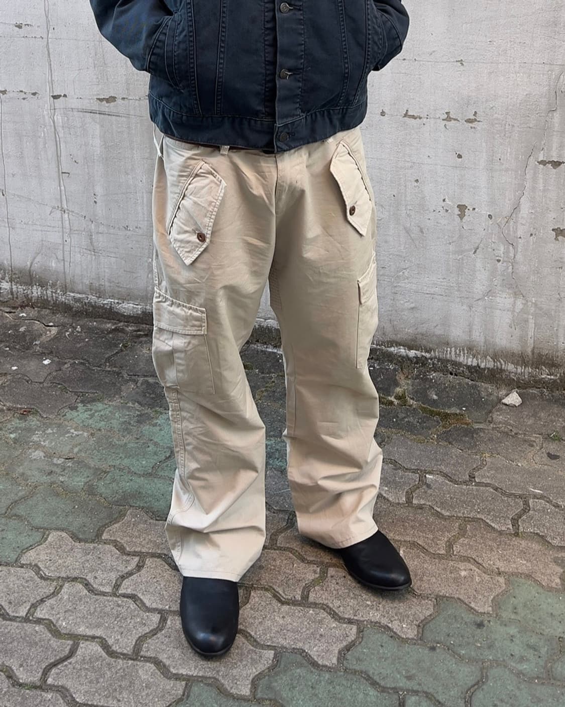 [34] 00s 엠포리오 아르마니 플레어핏 카고 팬츠 상품이미지1