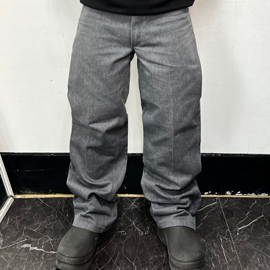 벤 데이비스 와이드 워크팬츠 그레이 상품이미지2