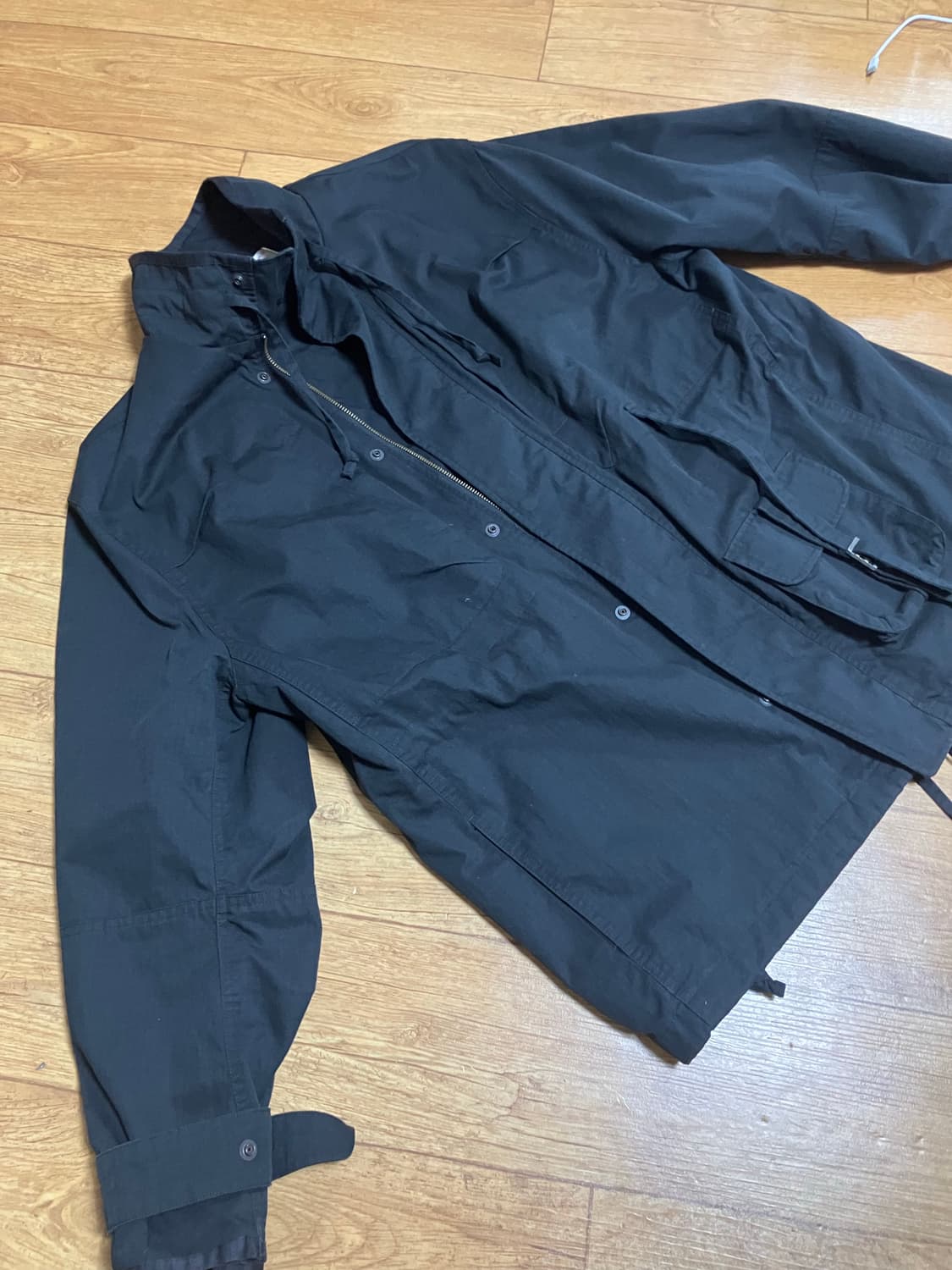 (S) Etce STRAP FIELD JACKET (BLACK) S사이즈 상품이미지3