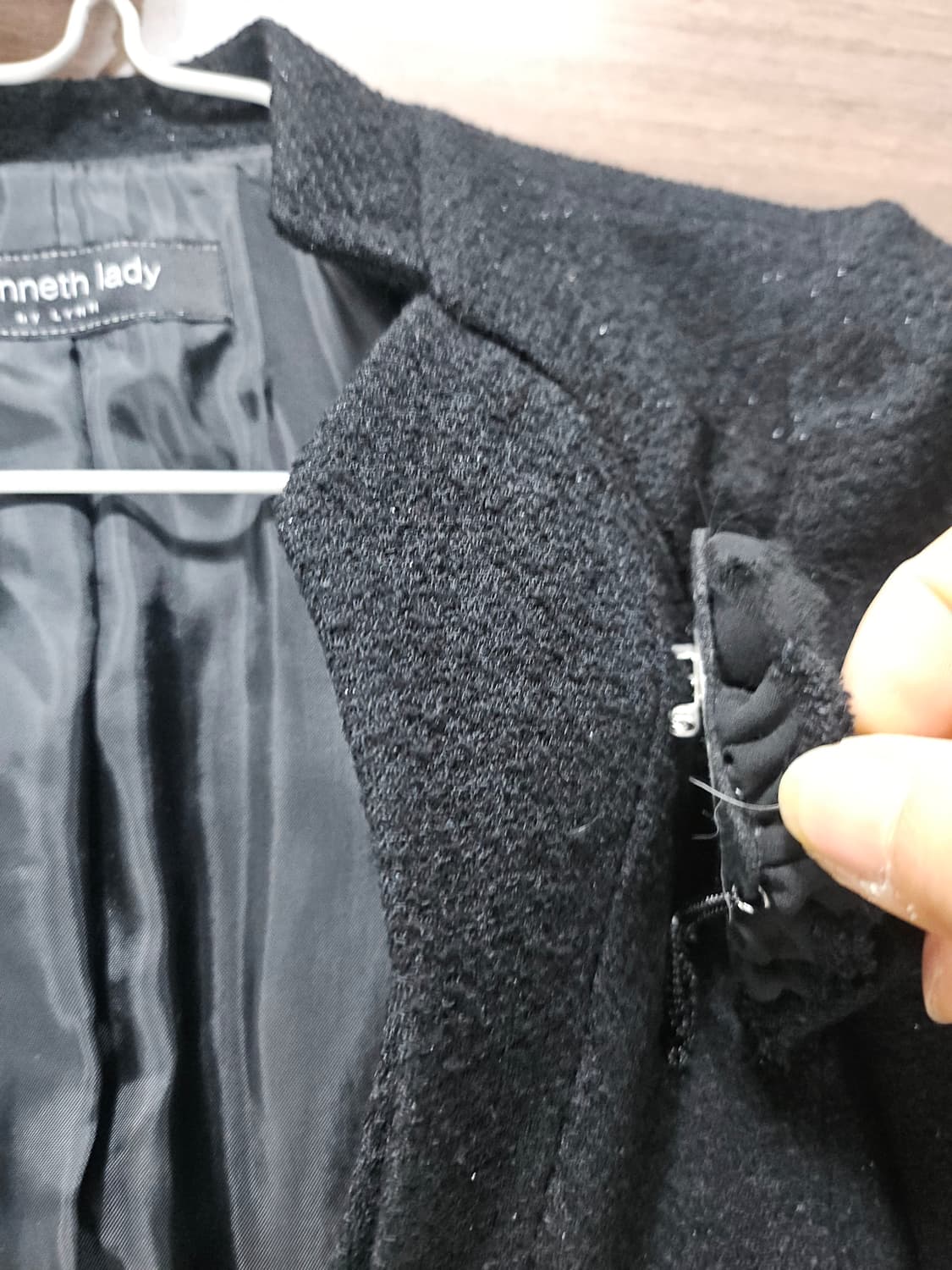 케네스 레이디 Kenneth Lady 트위드 자켓 38 상품이미지5