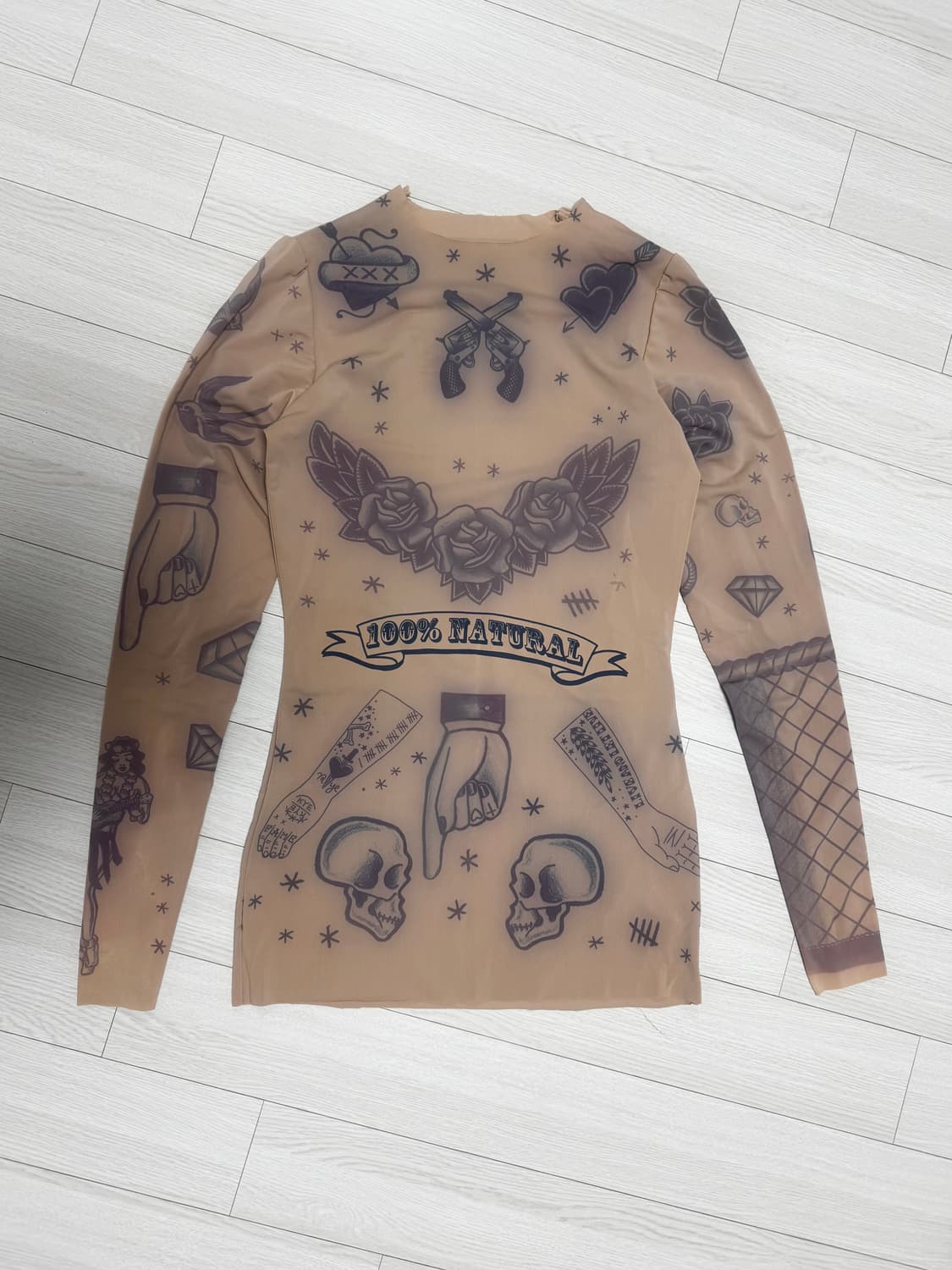 카이 타투프린팅 티셔츠, 래쉬가드 상품이미지3