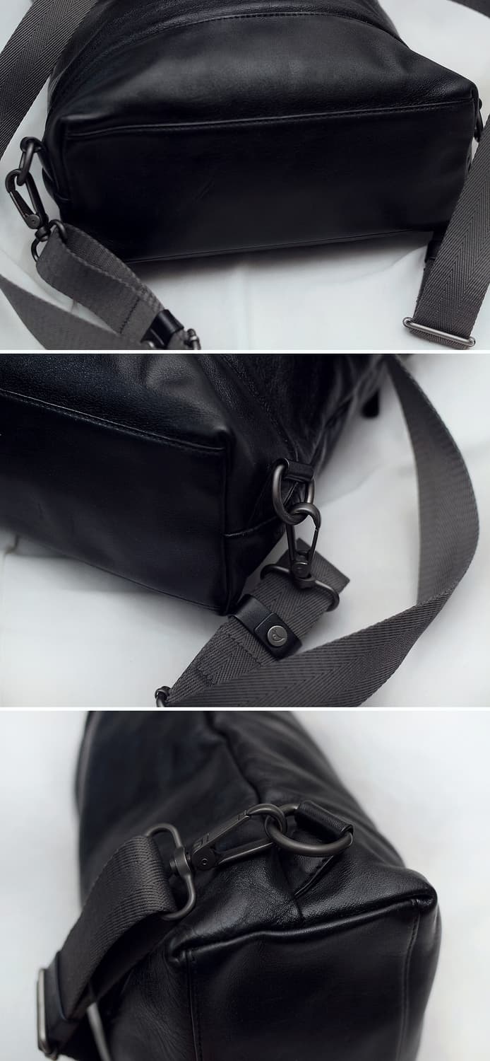 만다리나덕 이태리 복스레더 탑핸들 멀티웨이 스퀘어 백팩 상품이미지9