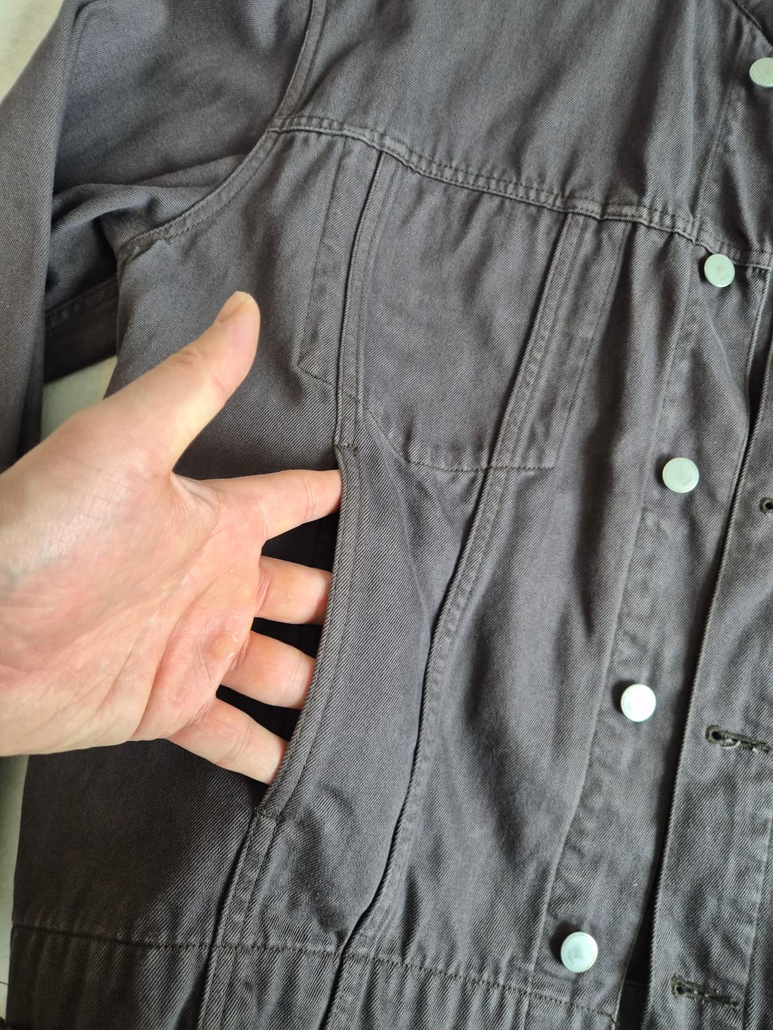 Yoke 그런지무드 오버핏 트러커자켓 2사이즈 상품이미지6