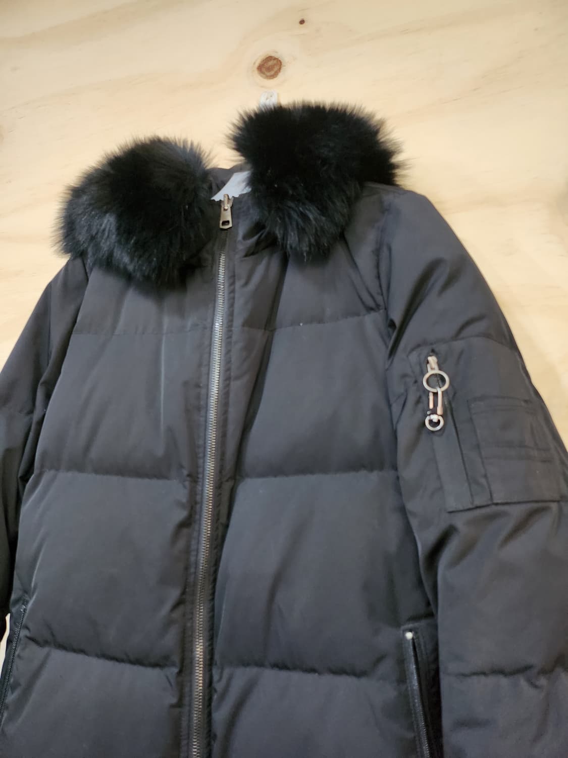 652) 다니엘헥터 리버시블 폭스퍼 구스 패딩 상품이미지3