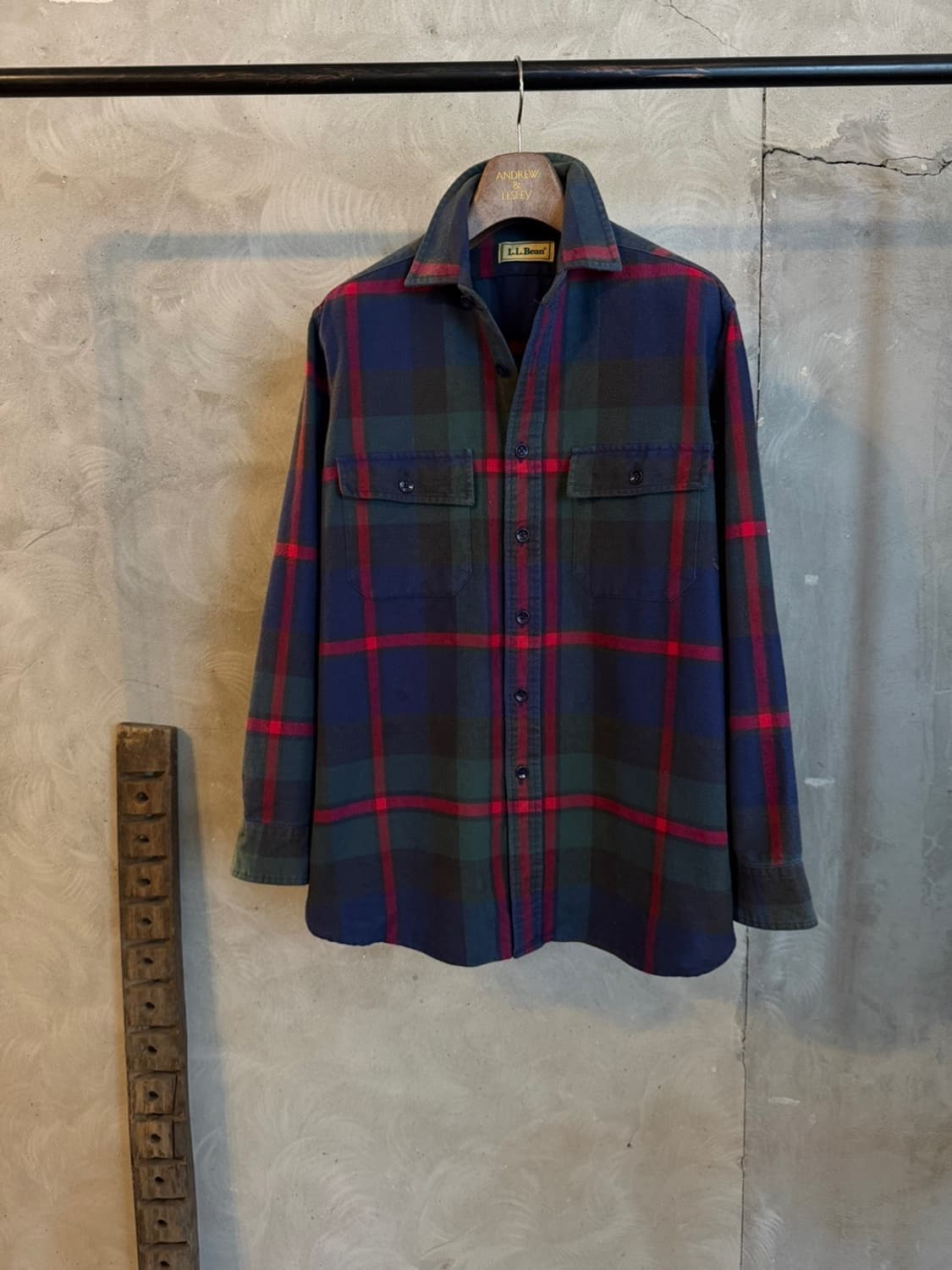 엘엘빈 플란넬 셔츠 100 상품이미지5