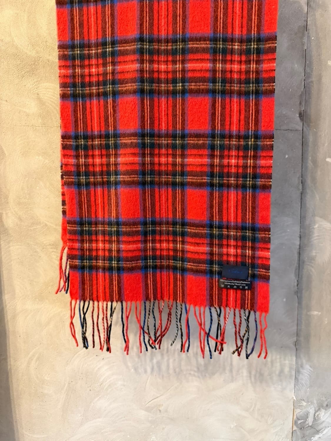 VTG 이탈리아 캐시미어 머플러 상품이미지3