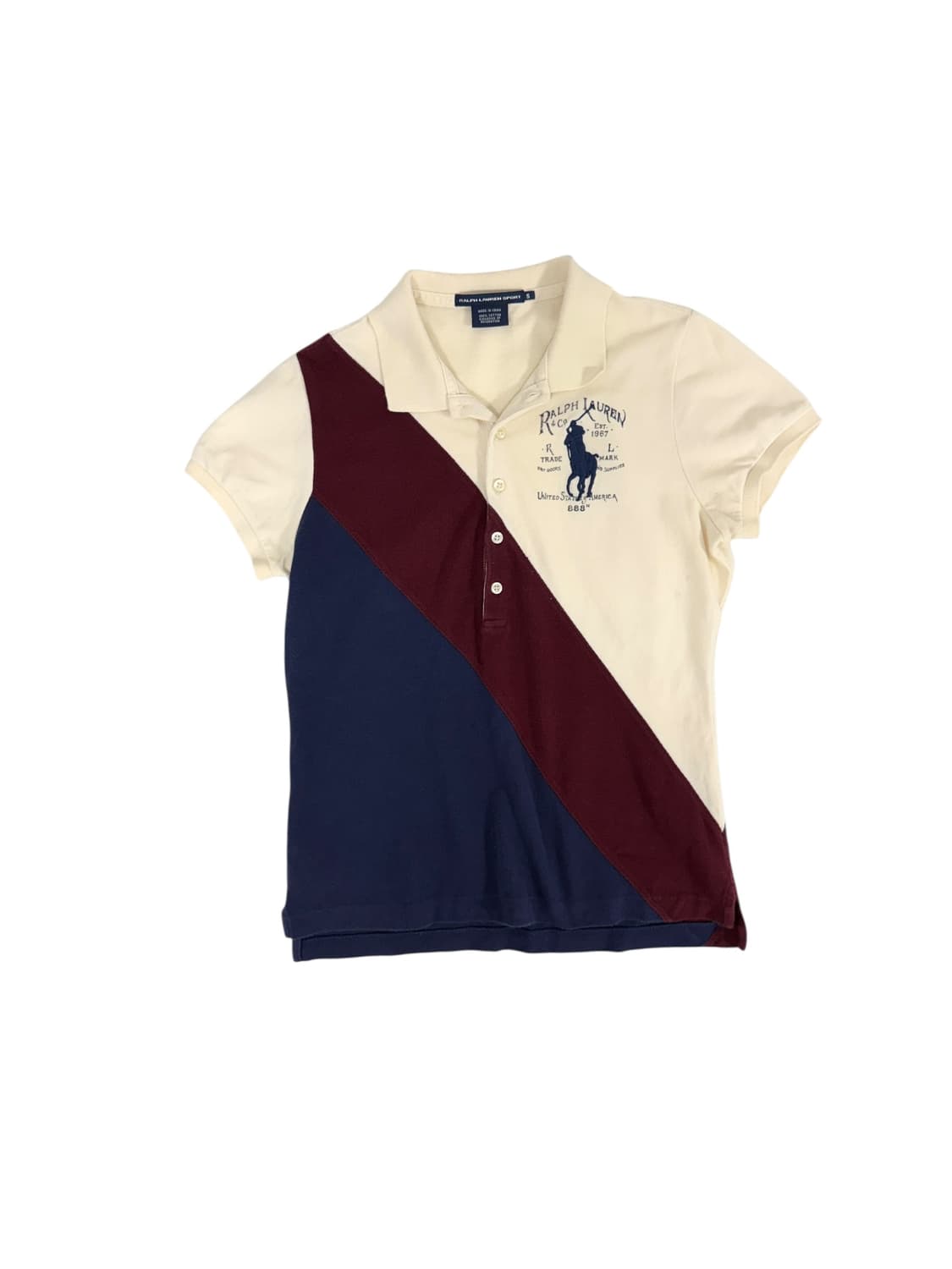 폴로 빅포니 배색 카라티 (s) 상품이미지1