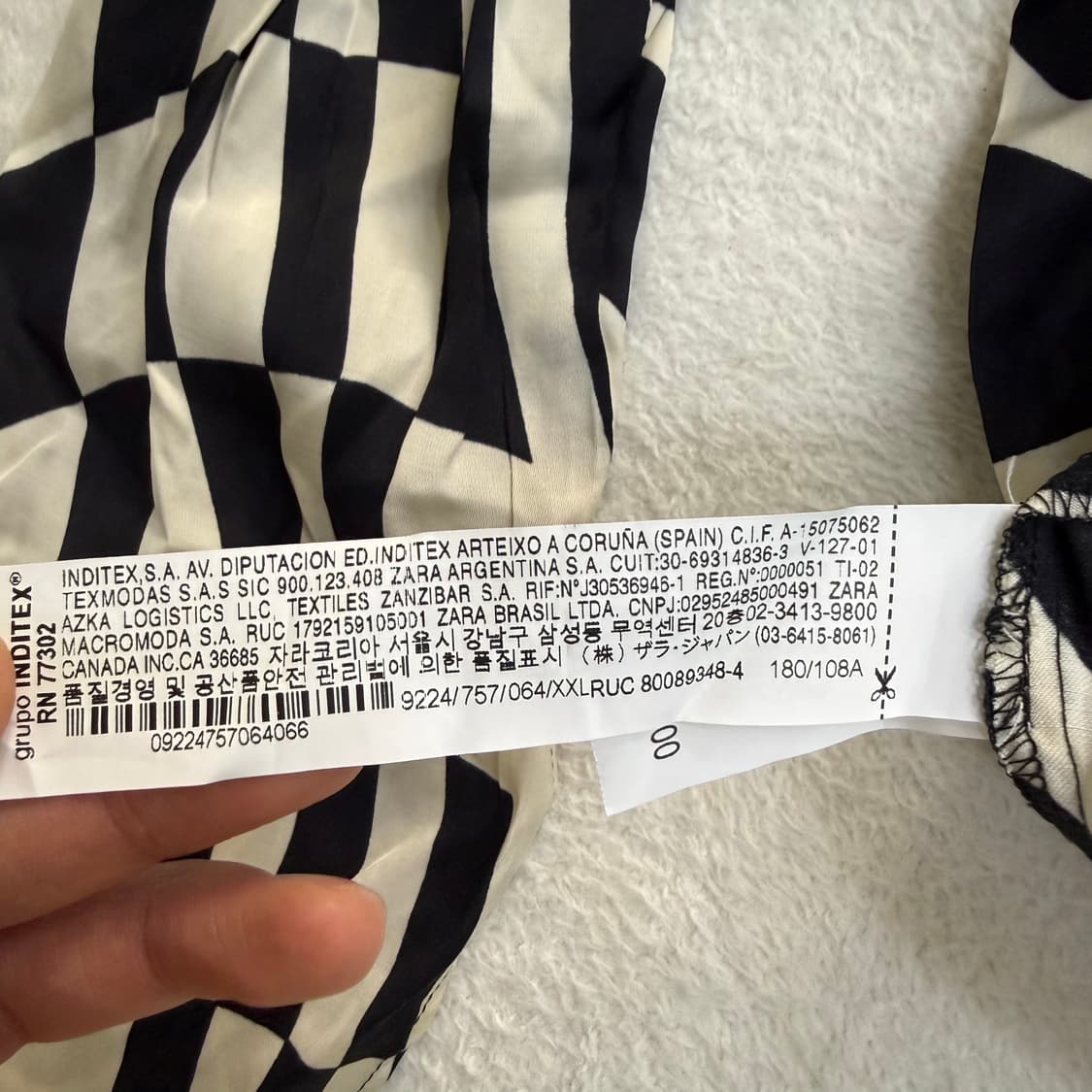 XXL 새상품 자라 실크 블라우스 0324T 상품이미지4