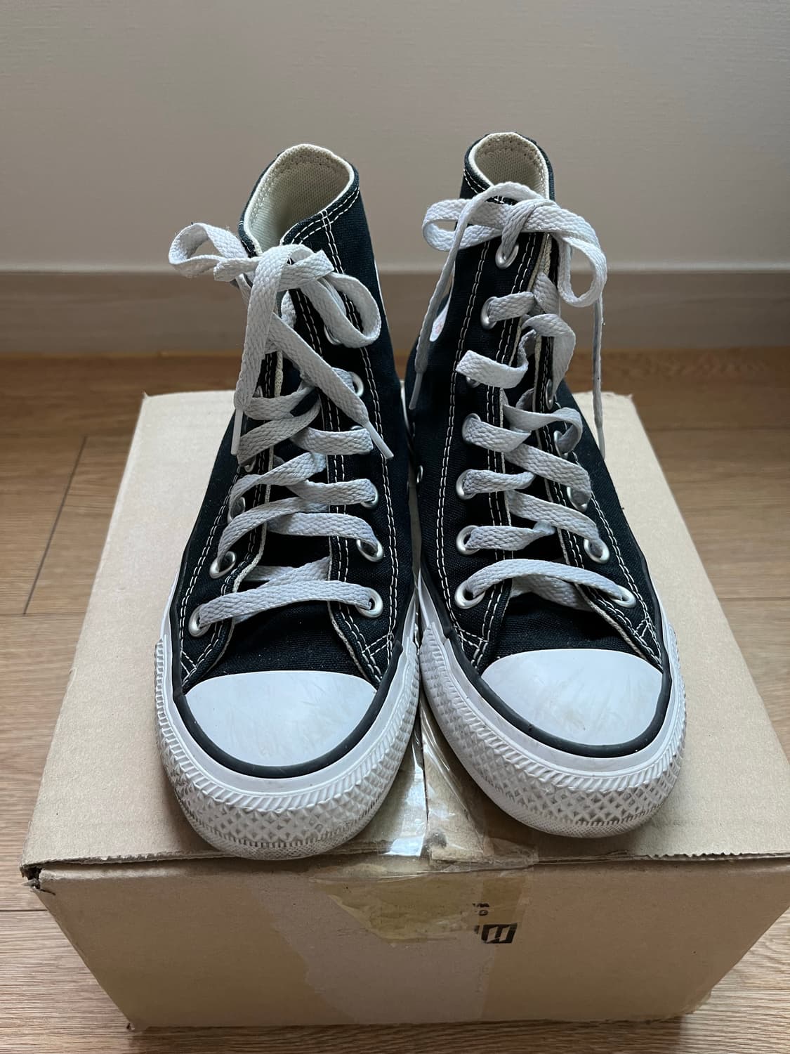 컨버스 척테일러 올스타 하이 블랙 225 상품이미지2