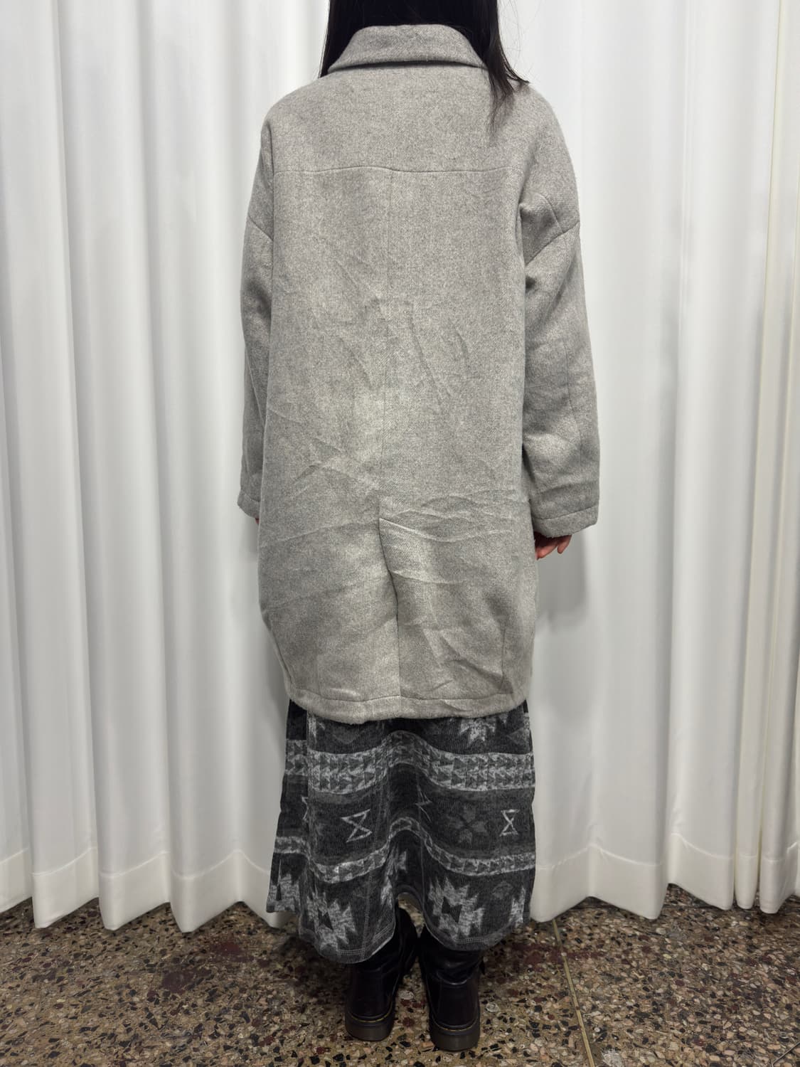 samasa mos2 light gray coat 상품이미지6