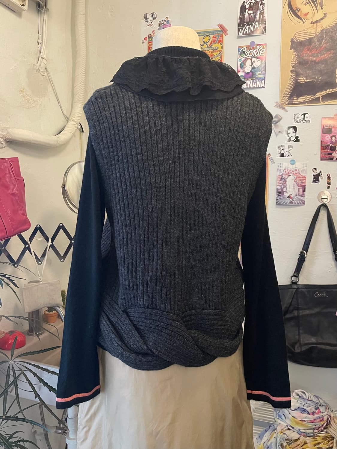 러플 프릴카라 베스트 [무배] 상품이미지4