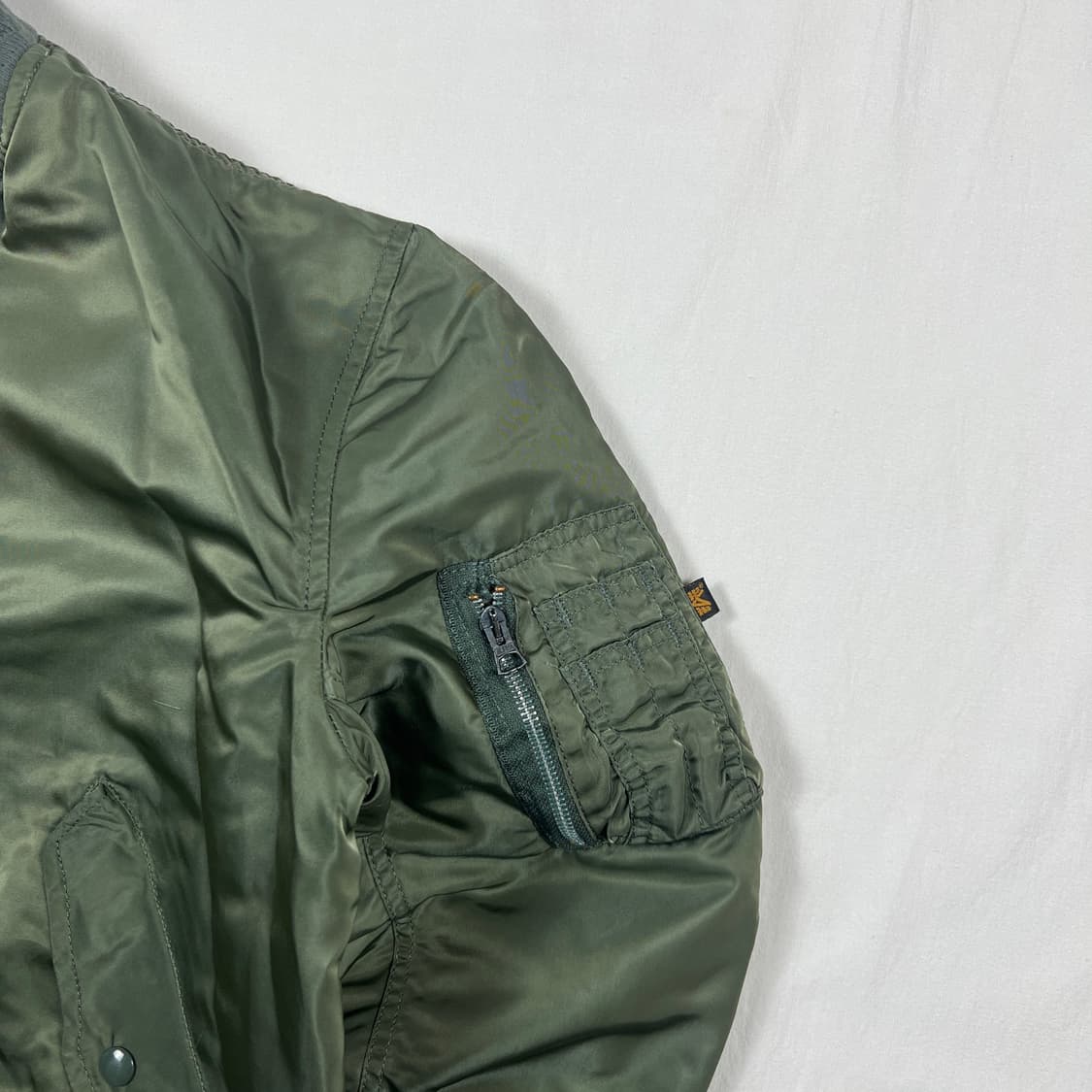 90‘s 알파인더스트리 alpha ma-1 마원 항공자켓 상품이미지3