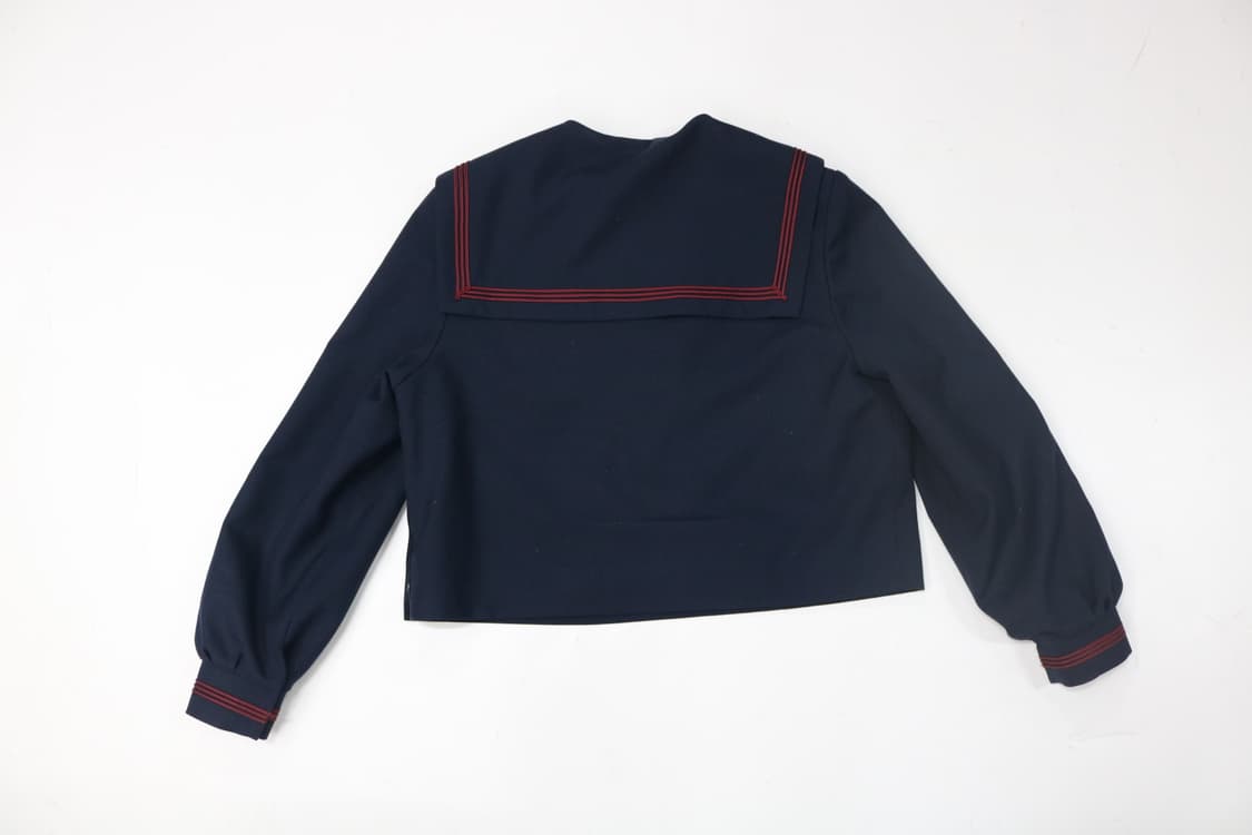 SCHOOL TIGER 빈티지 세일러 칼라 레드 라인 포인트 네이비 자켓 상품이미지6