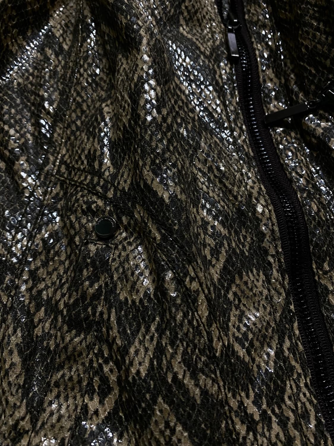 [GGPX]Python Pattern Slim Fit Rider Jack 상품이미지3