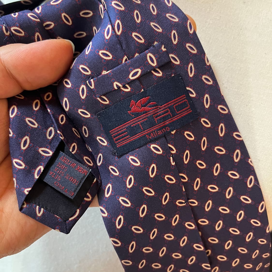에트로 실크 패턴 넥타이 상품이미지4