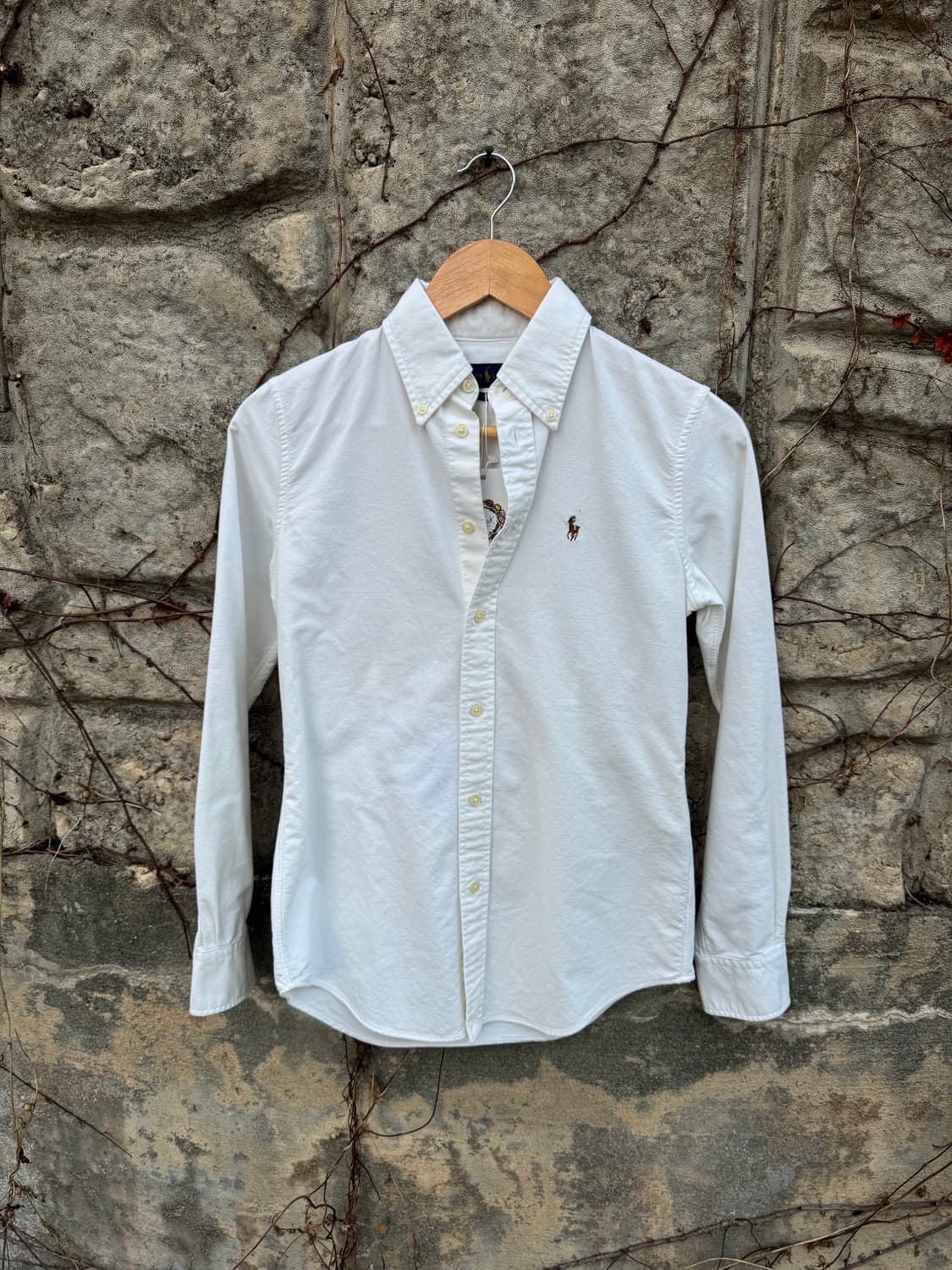 폴로 랄프로렌 빈티지 화이트 옥스포드 셔츠 유니폼 xs 여성 우먼 상품이미지1