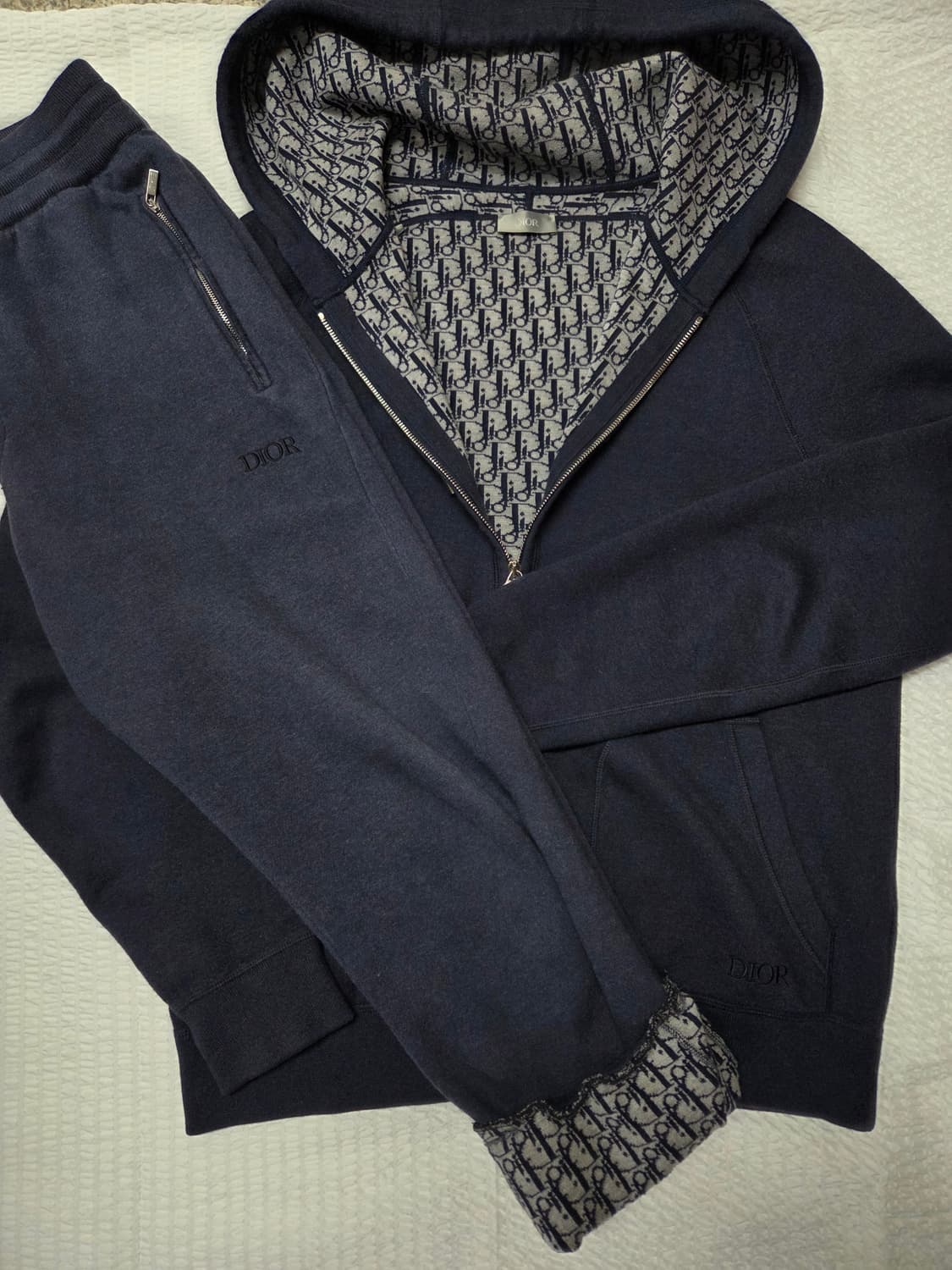 디올 오블리크 케시미어 후드집업 세트 상품이미지1