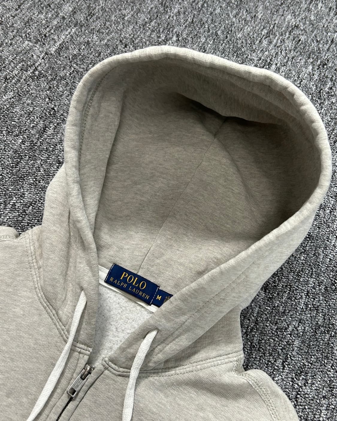 폴로 랄프로렌 화이트 포니 그레이 후드집업  상품이미지5