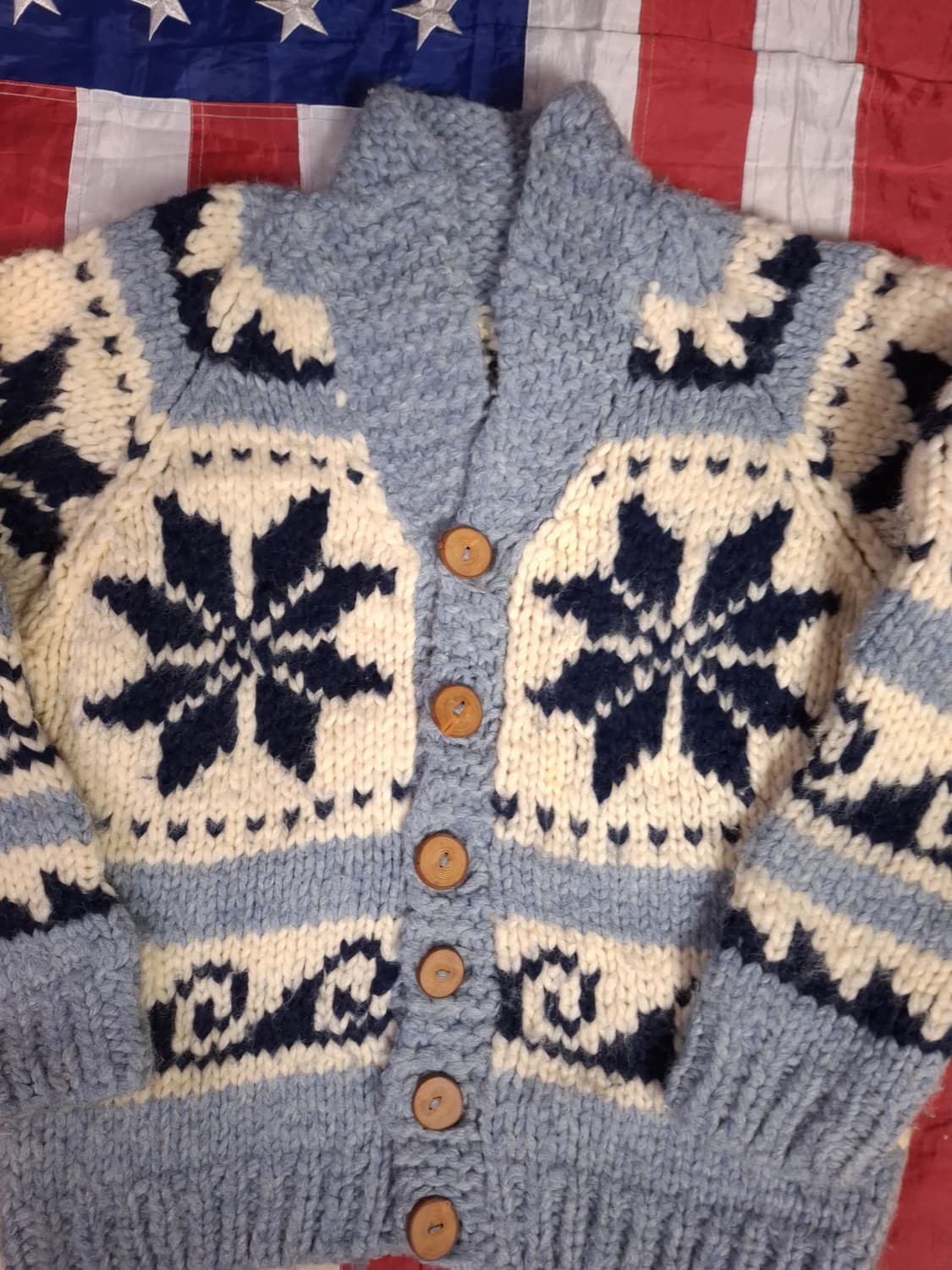 특A급 빈티지 코위찬 TYPE 헤비울 노르딕 가디건 상품이미지2