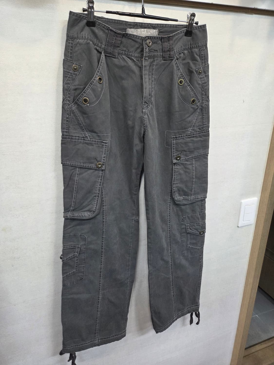 빈티지 멀티포켓 면 카고팬츠 28 상품이미지6